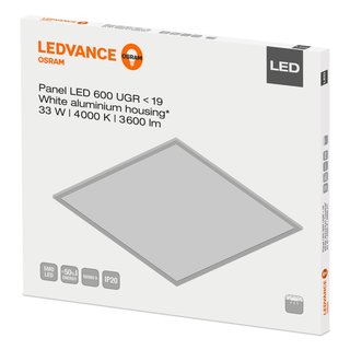 OSRAM LEDVANCE LED Einlegeleuchte Panel 600x600 33 Watt 840 neutralwei UGR<19