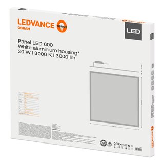 OSRAM LEDVANCE LED Einlegeleuchte Panel 600x600 30 Watt 830 warmwei