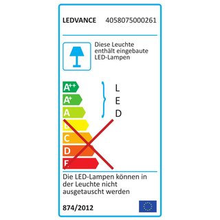 OSRAM LEDVANCE LED Lichtleiste Linear 300 Standard (mit Schalter) 313mm wei 4 Watt 840 neutralwei IP20
