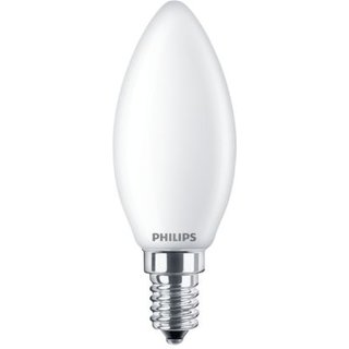 PHILIPS Classic LEDluster Kerzenlampe 4,3 Watt B35 E14 matt