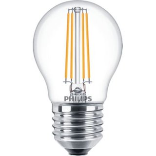 PHILIPS Classic LEDluster Tropfenlampe 5 Watt E27 827 2700 Kelvin warmweiss extra P45 klar dimmbar