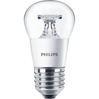 PHILIPS CorePro LEDluster Tropfenlampe 4 Watt 827 2700 Kelvin E27 P45 klar warmweiss extra