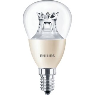 PHILIPS Master LEDluster Tropfenlampe E14 4 Watt 827 warmwei extra klar dimmbar