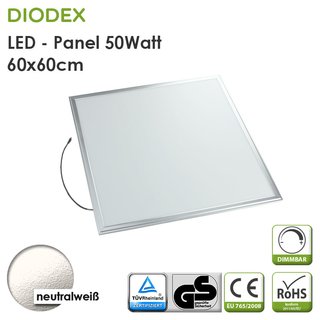 DIODEX LED Panel / 60x60cm / 50Watt / neutralwei / 4000K / 4200 Lumen