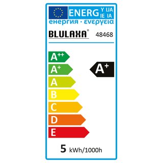 Blulaxa LED Strahler 5 Watt warmwei GU10