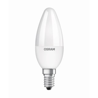 OSRAM LEDVANCE LED Kerzenlampe Parathom Classic B GlowDim PCLB40 E14 6,5 Watt matt 2000-2700 Kelvin